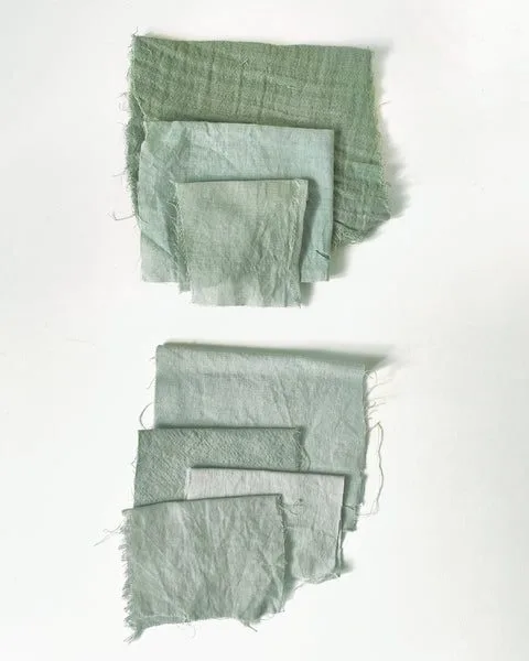 Hollyhock-dyed cotton modified with iron mordant