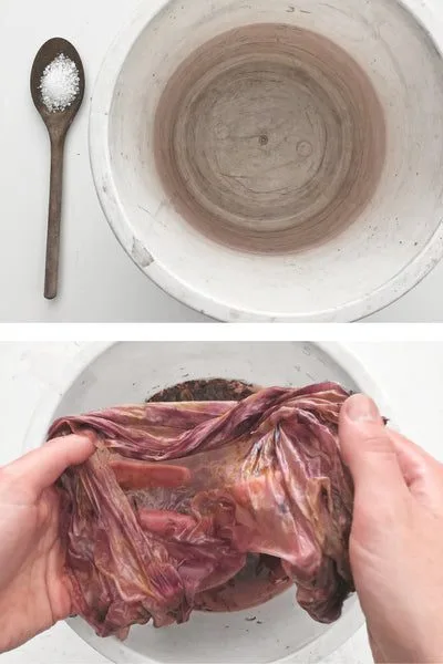 Modifying the bundle-dyed scarf with pH