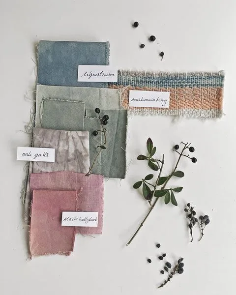 Colorfastness test on local dye plants