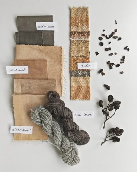 Colors from wild local dye plants