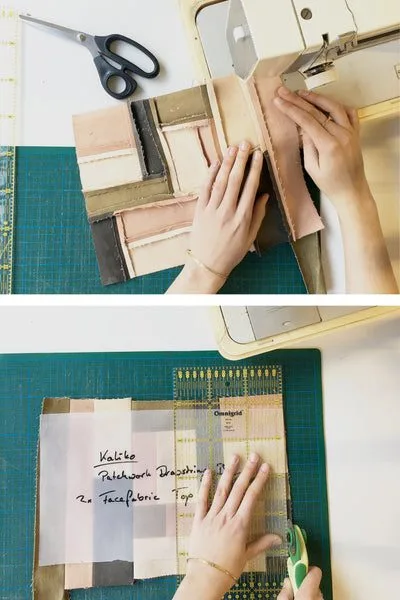 Cutting patchwork to pattern
