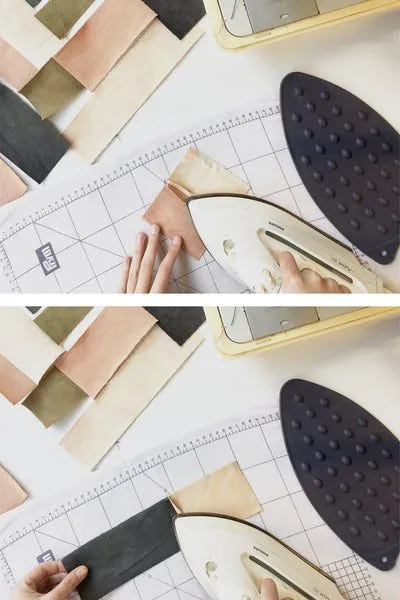 Pressing seams flat