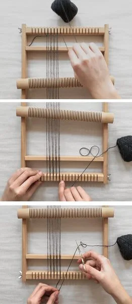 Using the grooves on the warping beam twice