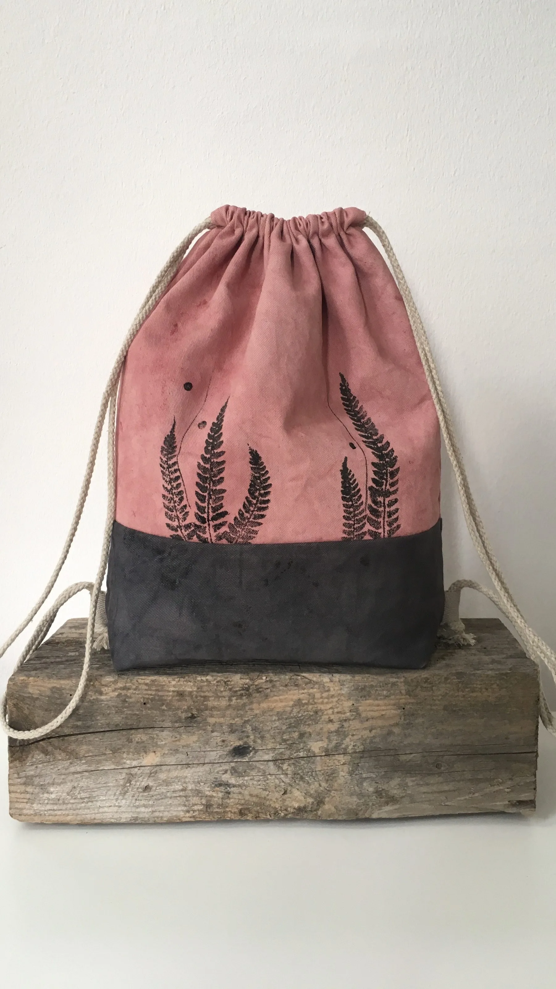 Mollie Makes — plant-dyed backpack