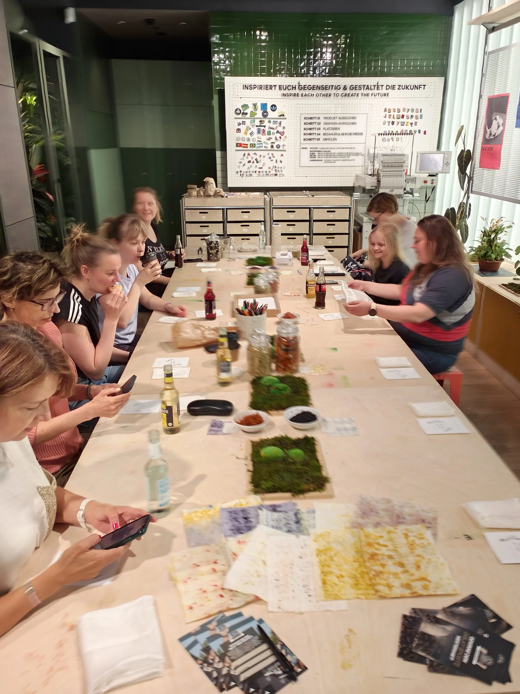 GreenLab textile installation