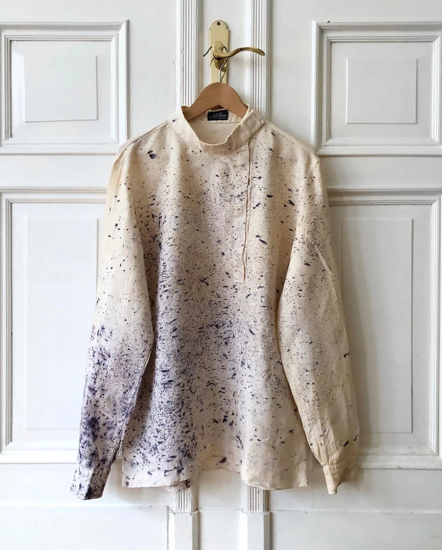 Upcycled plant-dyed shirts