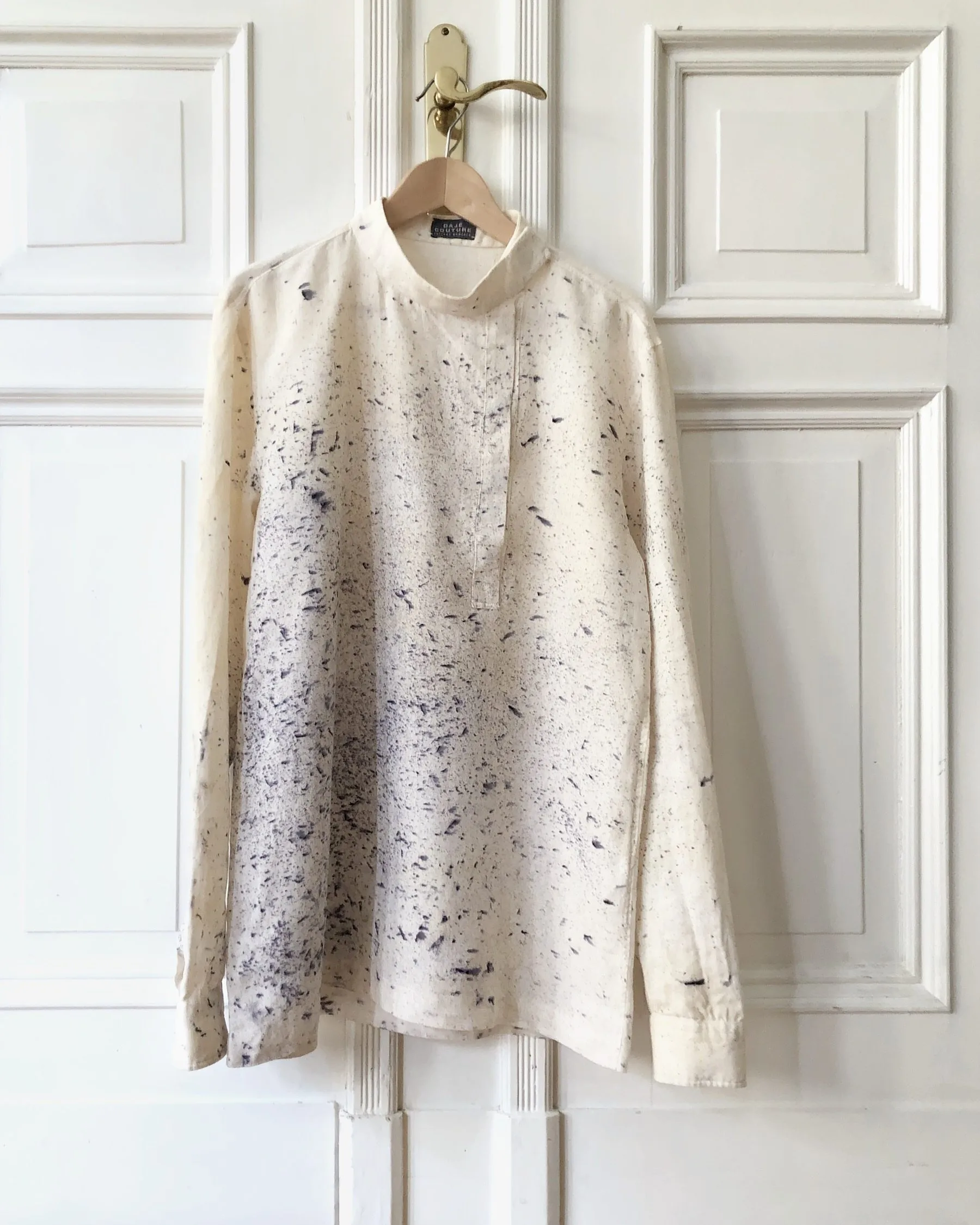 Upcycled shirts — detail